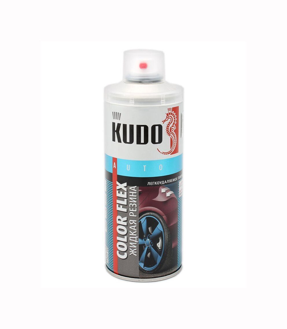 Автомобильная жидкая резина KUDO ColorFlex 520мл. Цвет: прозрачный