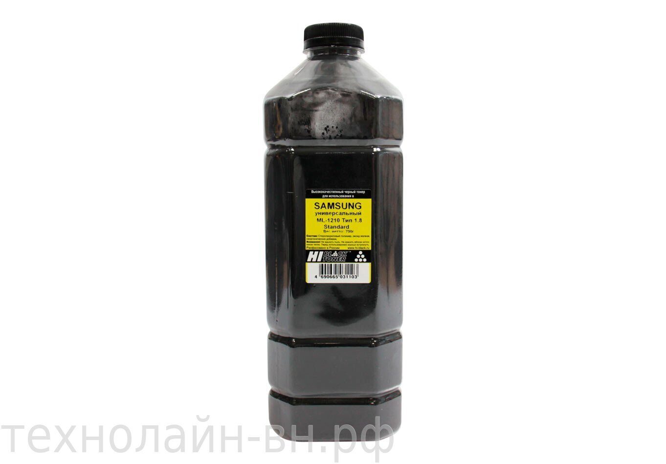 Тонер Hi-Black Универсальный для Samsung ML-1210, Standard, Тип 1.8, Bk, 700 г, канистра