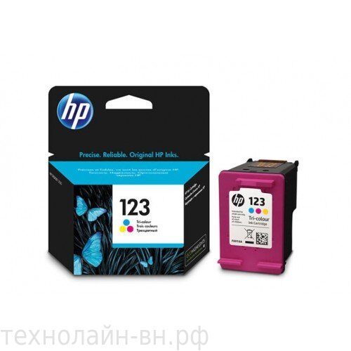 Картридж HP DJ2130 (О) F6V16AE, №123, Tricolor